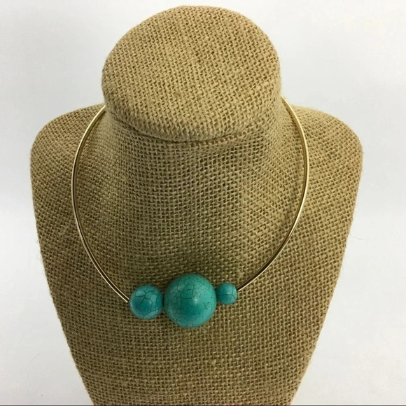 Turquoise Collar Necklace - Picture 1 of 4